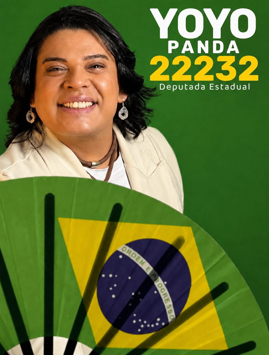 Yoyo Panda - Candidata a Deputada Estadual número 22.232